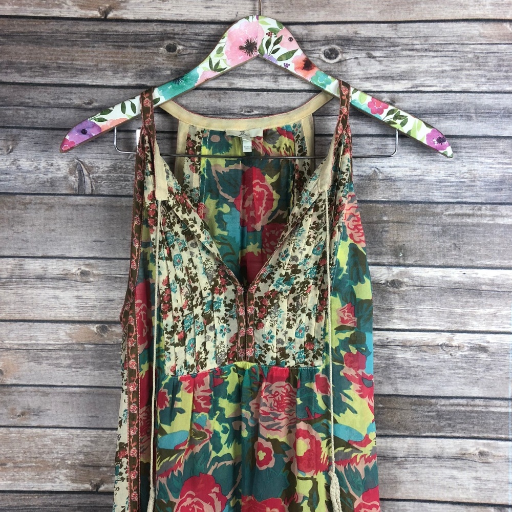 *SOLD* Joie Size Medium Shara Top Floral Pink iG13 - Picture 4 of 8